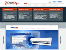 Tablet Screenshot of codekey.cz